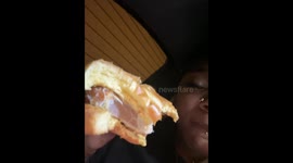 Woman ‘sickened’ after biting into ‘raw’ chicken burger from fast food chain