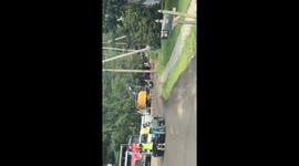 Driver Rams into Road Crew