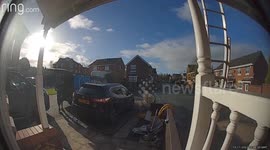 Wind Blows Ladder Down