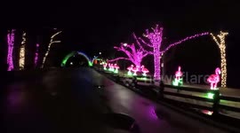 USA Zoo Unveils Spectacular Drive-Thru Lights Experience in Milwaukee County, WI, USA
