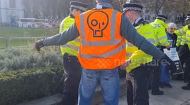Just Stop Oil activists arrested outside UK Parliament in latest London protest