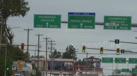 Canada United States Borders on High Alert After Car Explosion at Rainbow Bridge Border Crossing