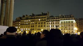 Several hundred of right-wing activists demonstrate in Paris against the backdrop of the controversial tribute to the murdered Thomas, called by several far-right organisations
