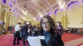 Students lead the fight against climate crisis at mock Cop28 conference in Belfast, UK