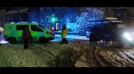Heavier than forecast snowfall across Cumbria today has caused chaos on the road network and treacherous driving conditions