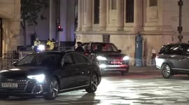 Queen Camilla arrives at the Rifles Awards Dinner in London, UK