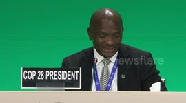 Rishi Sunak addresses Cop28 conference in Dubai, UAE