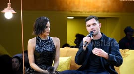 Cast Rebel Moon, Sofia Boutella and Ed Skrein at Arena Omelete at CCXP23 in Sao Paulo, Brazil