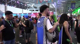 Cosplay Characters at CCXP23 in Sao Paulo, Brazil