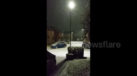 UK: Heavy Snow Hits East Midlands, Transport And Travel Impacted