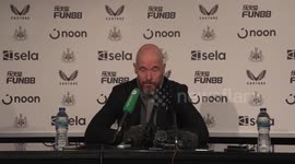 Erik ten Hag reacts to Man Utd loss to Newcastle in UK