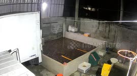 Philippines earthquake shakes fish pond in family's back garden