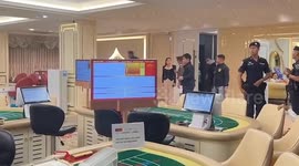 Police raid upmarket gambling den inside a hotel in Thailand