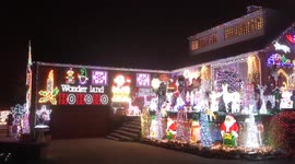 Cambridgeshire couple cover house with Christmas lights to raise money for children's charities in UK