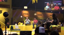 Julio Lancellotti Pedagogue and priest at Arena Omelete at CCXP23 in Sao Paulo, Brazil