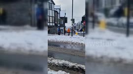 Heavy Snow In Cumbria, UK