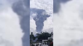 Marapi Volcano Eruption in Indonesia