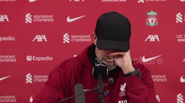 Jurgen Klopp praises Trent Alexander-Arnold after he scores the winner against Fulham in Liverpool, UK