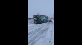 This is the A591 road between Kendal and Ambleside in Cumbria U.K. During a recent State of Emergency.