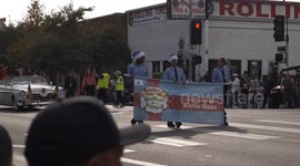 Spirit of the Holidays Parade in San Pedro, Featuring Los Angeles Mayor Karen Bass