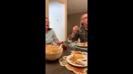 Parents React to Daughter's Pregnancy Announcement on Thanksgiving