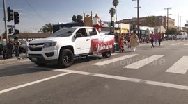 Spirit of the Holidays Parade in San Pedro, Featuring Los Angeles Mayor Karen Bass