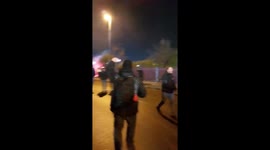 Violent clash before Europa Conference League: female police officer set ablaze