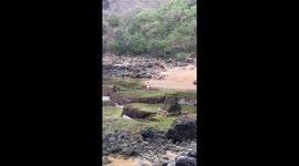 Avatar-inspired ocean bending: Areguling Beach, Lombok