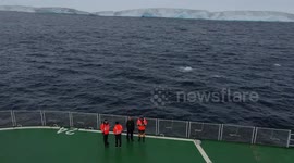 Researchers tackle world's largest iceberg in Antarctica