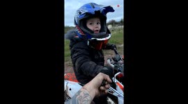 3 y/o's insane bike-riding skills prove that you're never too young to become an ace