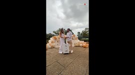 Couple finds out the gender of their upcoming twin babies *Wholesome Gender Reveal*