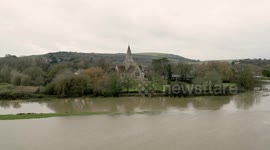 Flood warning issued as heavy rains see river water levels rise in Alfriston
