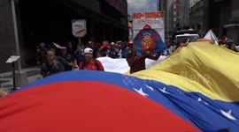 Archive Footage as Disputes between Guyana and Venezuela over Essequibo announced in Caracas