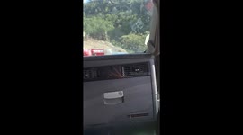 Truck Expertly Navigates Cliff's Edge