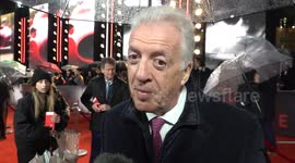 Ferrari stars attend London premiere despite pouring rain in UK
