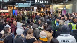 Chaos at Battersea Power Station as Boots gives away giftbags worth £300