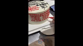 Chinese teacher orders stunning mathematical formula cake for student's birthday