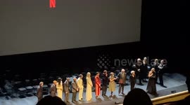 The Crown Finale celebrations on stage interviews with cast part 2