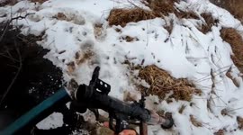Daily confrontations: Ukrainian soldiers' relentless battles in Alexandropol