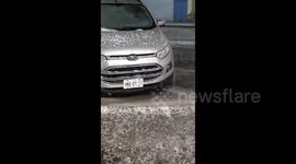 Mexico: Severe Storm With Hail Pummels State Of Mexico