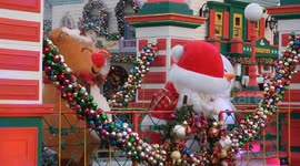 Bangkok amusement park decked out in festive Christmas decor for the holidays
