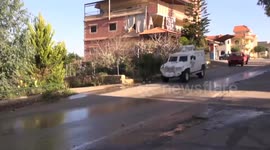 Israel's army shelled with artillery and tank fire Hezbollah sites in Lebanon