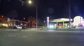 Riverside County Sheriff's  Deputy Pumping Gas at 7 Eleven Shoots Man Armed with Handgun