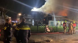 Netherlands: Massive Fire Engulfs Church In Overschie, Rotterdam 4