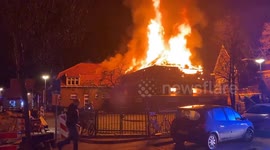 Netherlands: Massive Fire Engulfs Church In Overschie, Rotterdam 3