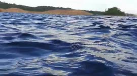 estava nadando e aproveitei para gravar esse momento enquanto esta dentro da agua