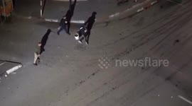 West Bank Palestinians Pelt Israeli Raiding Party in Ramallah