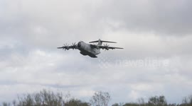 Airbus A400M Triumphs in Firefighting Test in Getafe, Spain