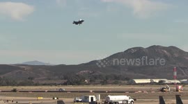 Aircraft Vertical Landing During Exercise in San Diego, USA