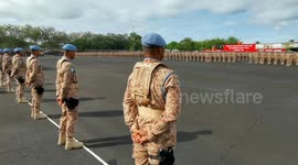 United Nations National Service Medal Awarding Ceremony Is Held in Negeri Sembilan, Malaysia
